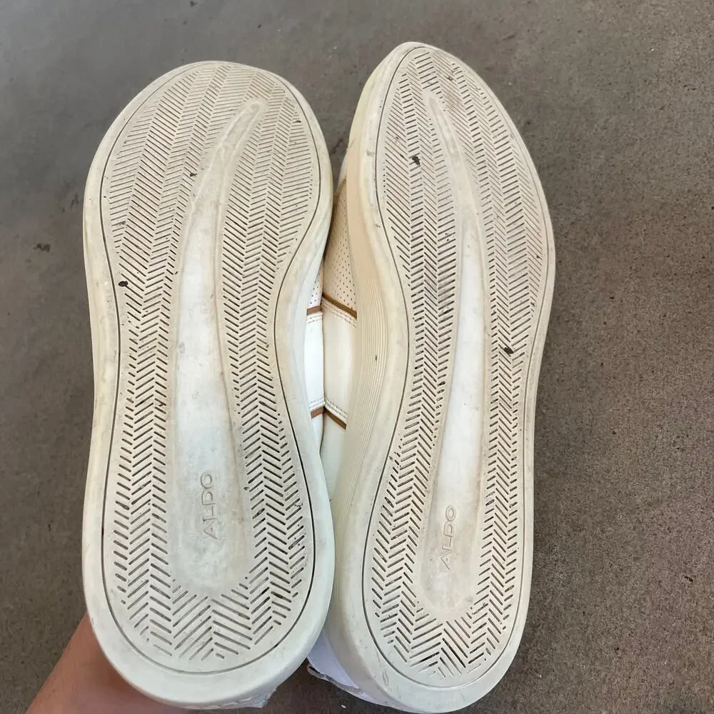 ALDO Kailiclya White Mens Low Top fashion sneaker shoes size 13